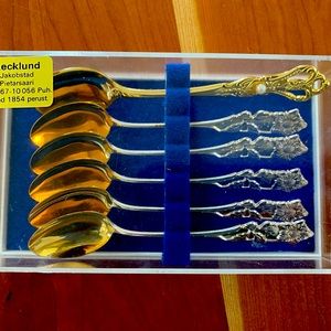 6 Finnish Tea Spoons